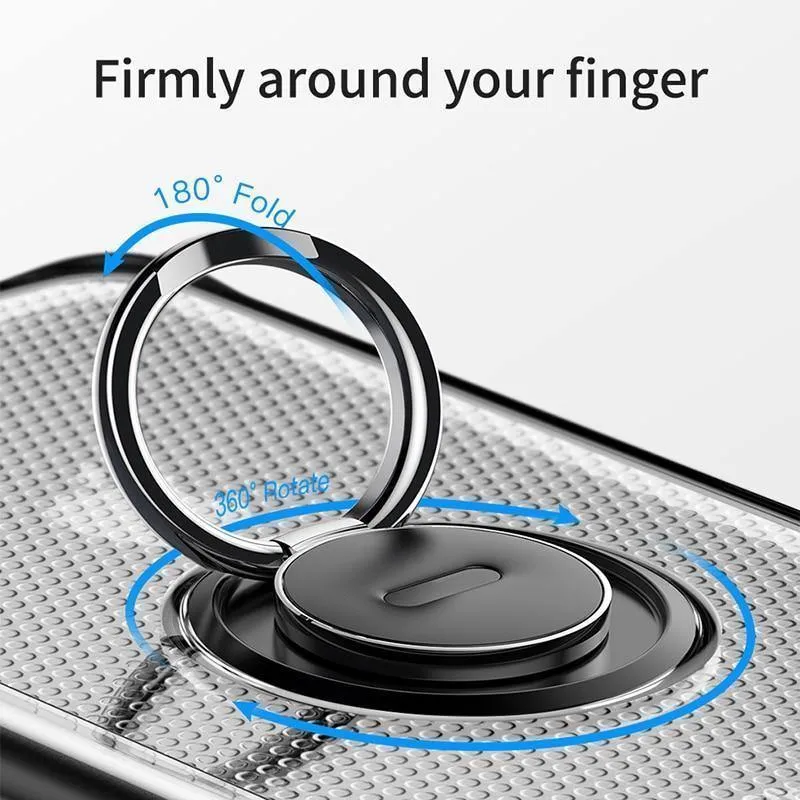 Baseus Creative Phone Case für iPhone Xs mit Ringhalter Ständer Matte Case für iPhone Xs Max Xs XR 2018 für magnetische Autohalterung