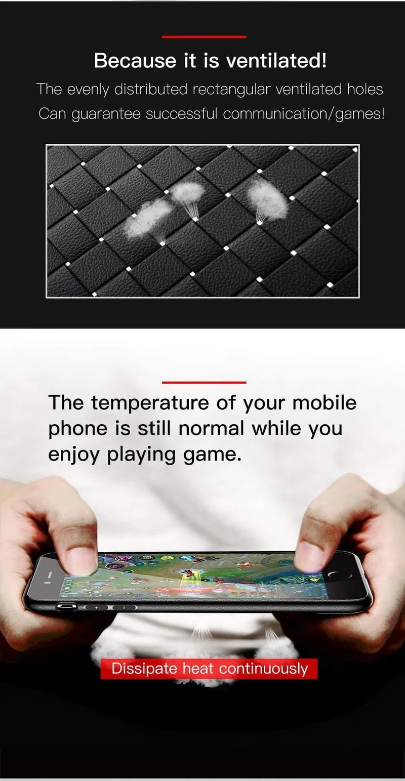 Baseus für iPhone 6s Hülle Luxus Gittermuster Silikonhülle für iPhone 6 6s Plus 6 Plus Einbauhüllen Anti-Klopf-Coque-Abdeckung
