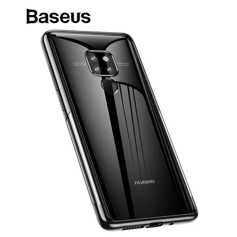 Baseus Luxury Plating TPU Hülle für Huawei Mate 20 Ultradünne weiche Silikonhülle für Huawei Mate 20 Pro Telefonabdeckung Transparent