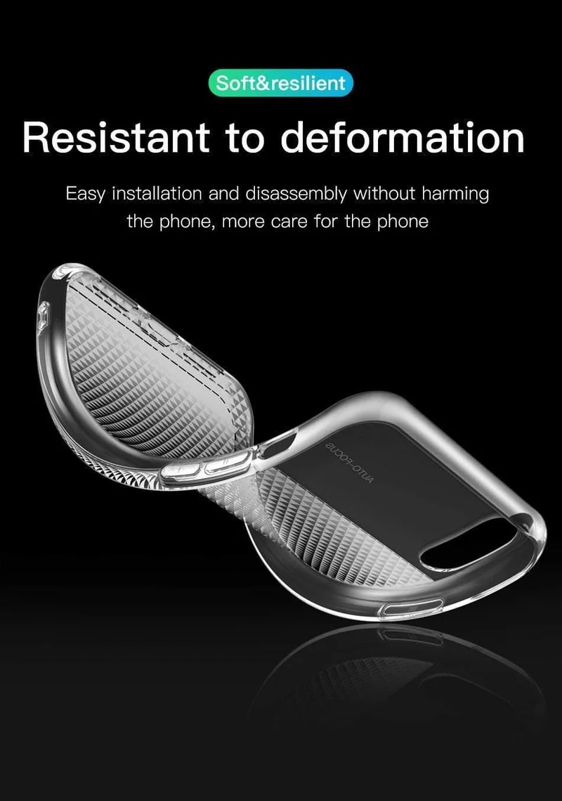 Baseus Crystal Soft Silikonhülle für iPhone XR Ultradünne TPU-Rückseite für iPhone XR 6.1 2018 Handyhüllen