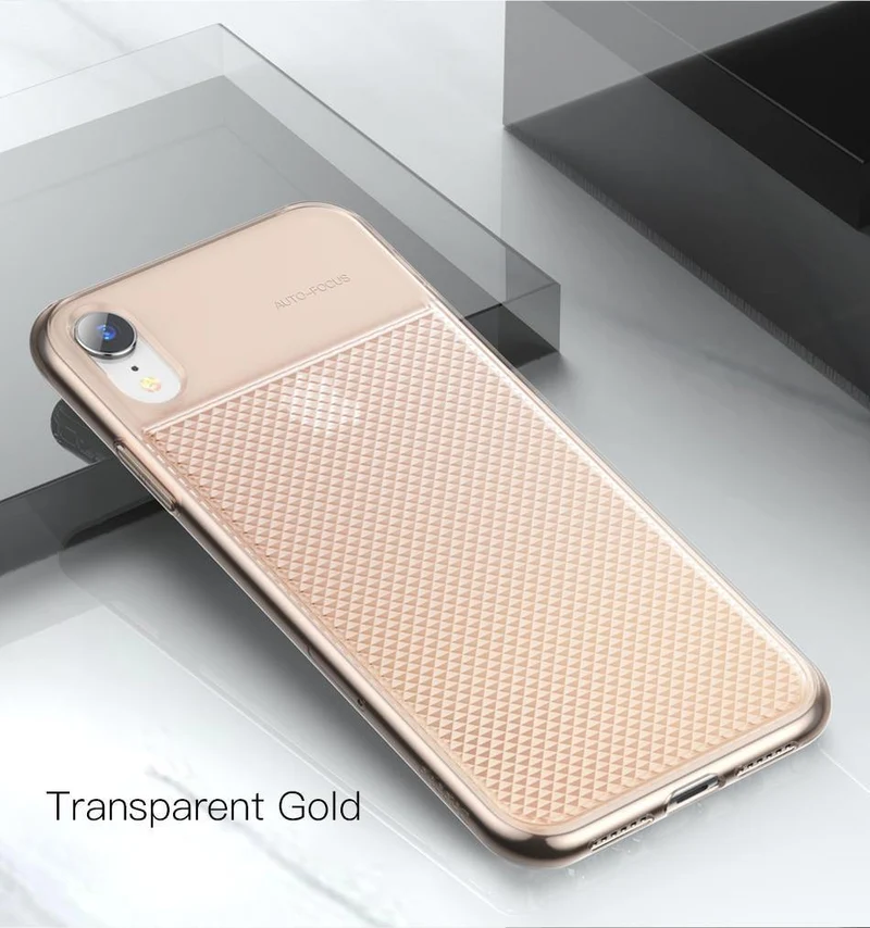 Baseus Crystal Soft Silikonhülle für iPhone XR Ultradünne TPU-Rückseite für iPhone XR 6.1 2018 Handyhüllen
