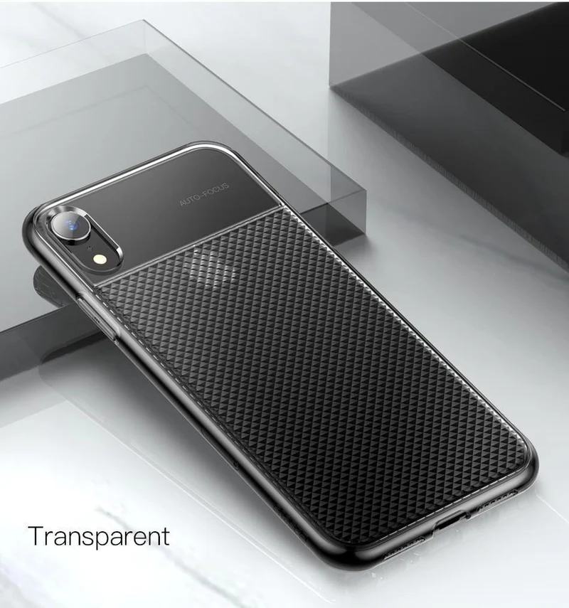 Baseus Crystal Soft Silikonhülle für iPhone XR Ultradünne TPU-Rückseite für iPhone XR 6.1 2018 Handyhüllen