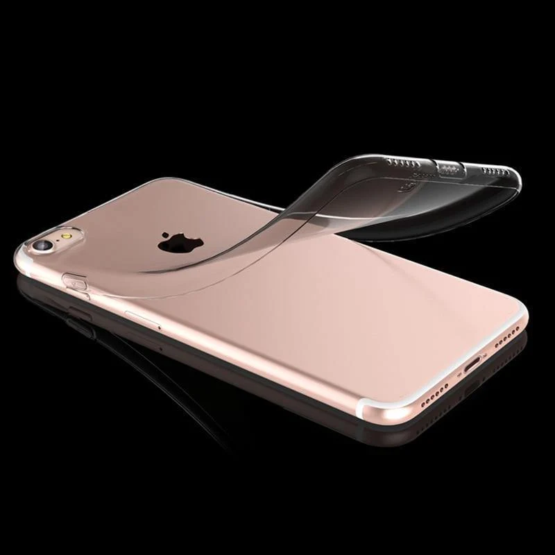 Baseus Hochtransparente, weiche TPU-Hülle für iPhone 8 8 Plus Ultradünne Silikonhülle für iPhone 7 7 Plus 8 8 Plus Handyhüllen
