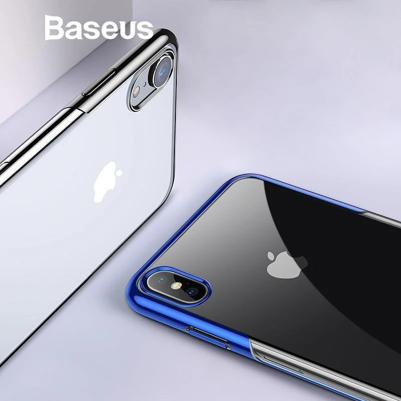 Baseus Luxus-Beschichtungshülle für iPhone XR Xs Xs Max, ultradünne, weiche Silikonhülle für iPhone XR 2018, Telefonabdeckung Coque