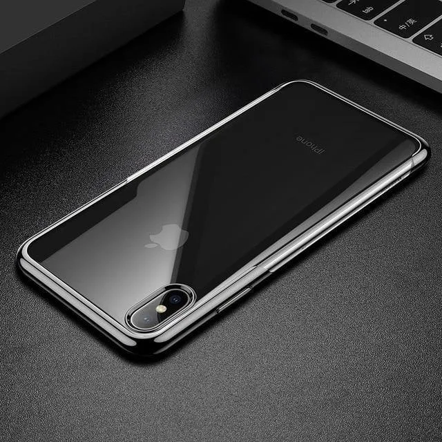 Baseus Luxus-Beschichtungshülle für iPhone XR Xs Xs Max, ultradünne, weiche Silikonhülle für iPhone XR 2018, Telefonabdeckung Coque