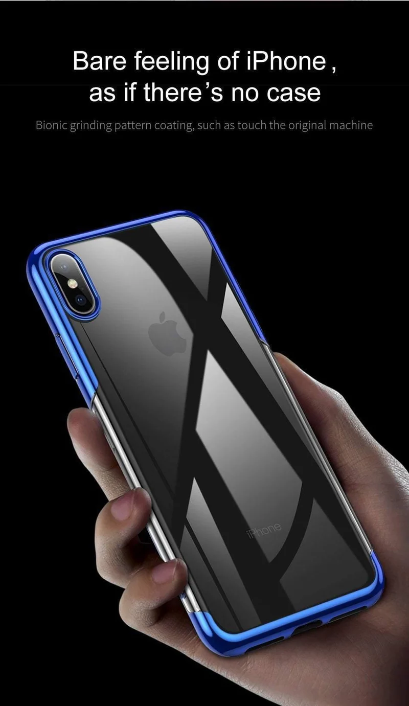 Baseus Luxus-Beschichtungshülle für iPhone XR Xs Xs Max, ultradünne, weiche Silikonhülle für iPhone XR 2018, Telefonabdeckung Coque
