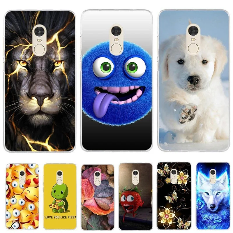 Case For Xiaomi Redmi Note 4X Case Cover For Xiaomi Redmi Note 4 Case 3D Soft TPU Silicon Coque For Xiaomi Redmi Note 4 Pro 5.5"