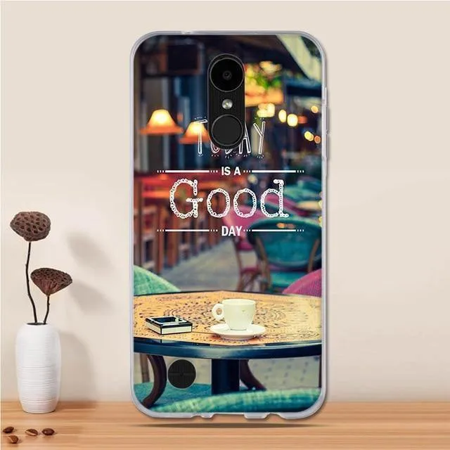 TPU Soft Cover For LG K4 2017 Case Silicone Cover for LG K4 2017 M160 /Phoenix 3 /Fortune LV1 LV3 Cases Fundas for LG K8 2017