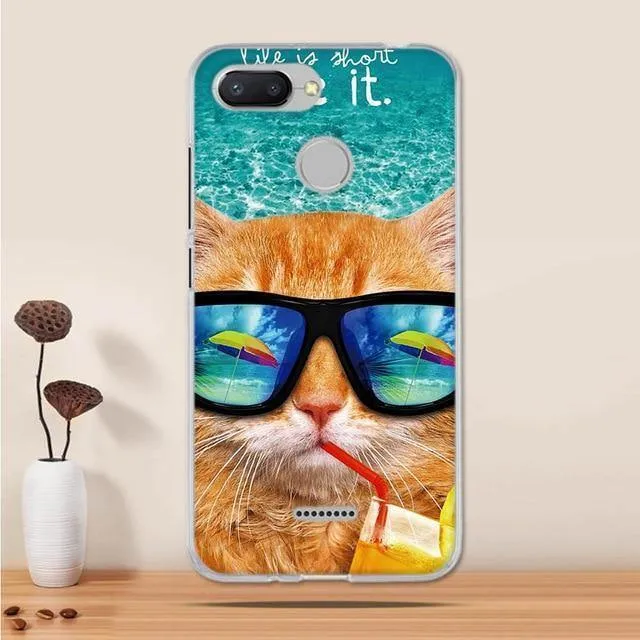 Case for Xiaomi Redmi 6 Case Silicone Soft Tpu Phone Case for Xiaomi Redmi 4X 5 plus Note 5 Pro Case Cover 3D Fundas Coque Capas