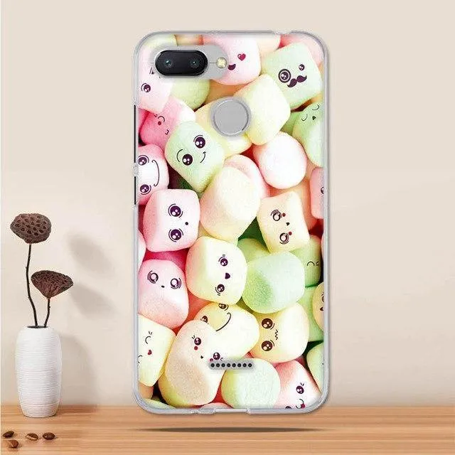 Case for Xiaomi Redmi 6 Case Silicone Soft Tpu Phone Case for Xiaomi Redmi 4X 5 plus Note 5 Pro Case Cover 3D Fundas Coque Capas