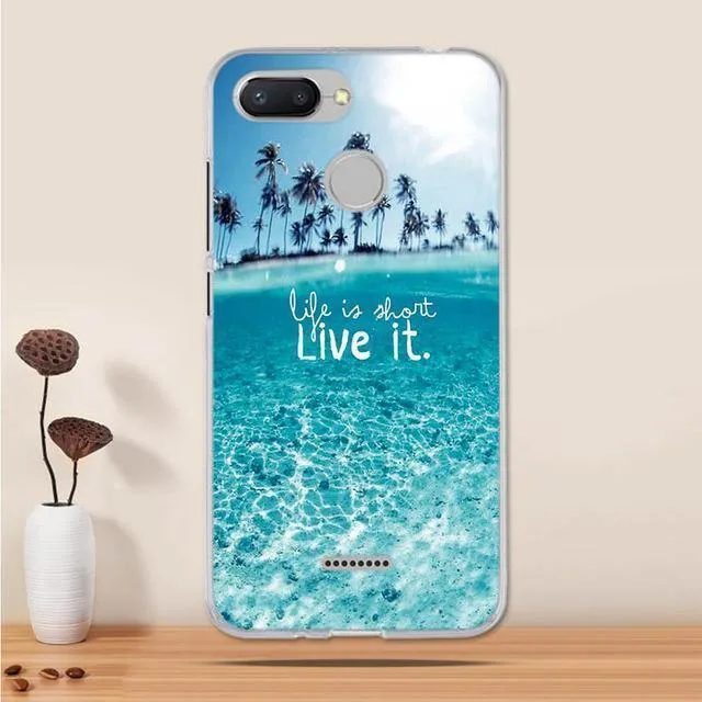Case for Xiaomi Redmi 6 Case Silicone Soft Tpu Phone Case for Xiaomi Redmi 4X 5 plus Note 5 Pro Case Cover 3D Fundas Coque Capas