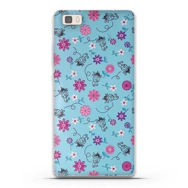 Phone Case for Huawei P8 Lite Case Cover 3D Relief Paint Printing Case for huawei p8 lite Case Coque for Huawei ALE-L21 Shell