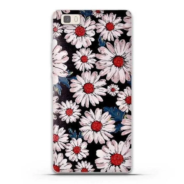 Phone Case for Huawei P8 Lite Case Cover 3D Relief Paint Printing Case for huawei p8 lite Case Coque for Huawei ALE-L21 Shell