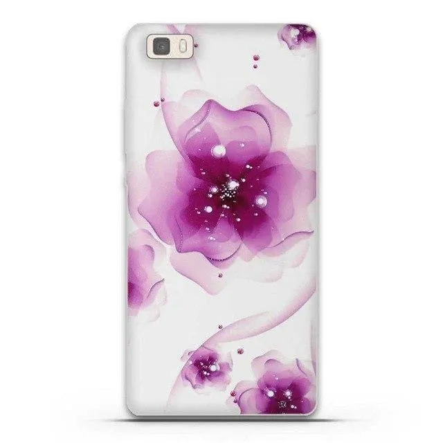 Phone Case for Huawei P8 Lite Case Cover 3D Relief Paint Printing Case for huawei p8 lite Case Coque for Huawei ALE-L21 Shell