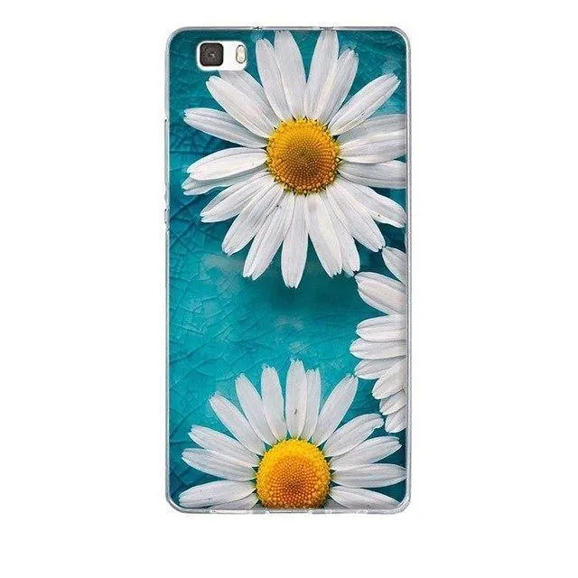 Phone Case for Huawei P8 Lite Case Cover 3D Relief Paint Printing Case for huawei p8 lite Case Coque for Huawei ALE-L21 Shell