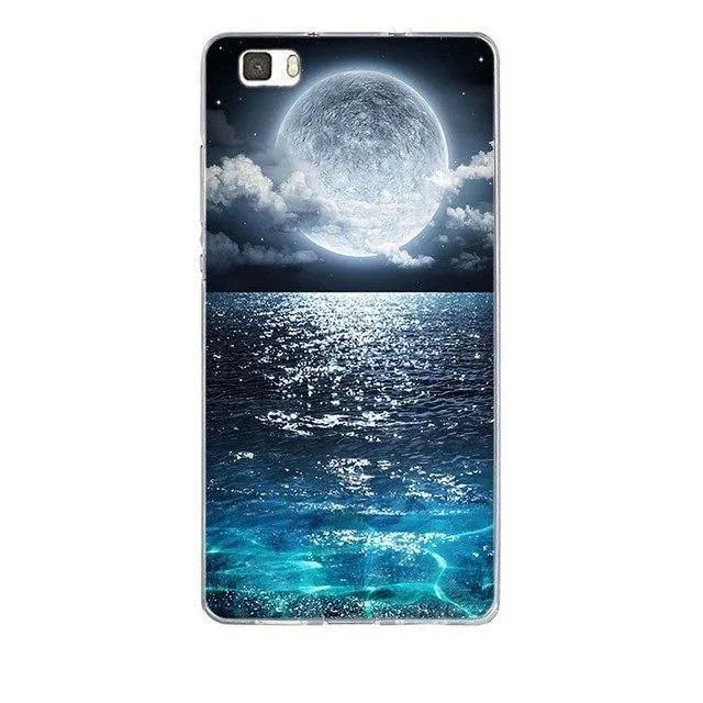 Phone Case for Huawei P8 Lite Case Cover 3D Relief Paint Printing Case for huawei p8 lite Case Coque for Huawei ALE-L21 Shell