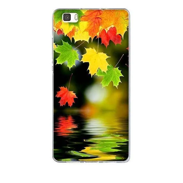 Phone Case for Huawei P8 Lite Case Cover 3D Relief Paint Printing Case for huawei p8 lite Case Coque for Huawei ALE-L21 Shell