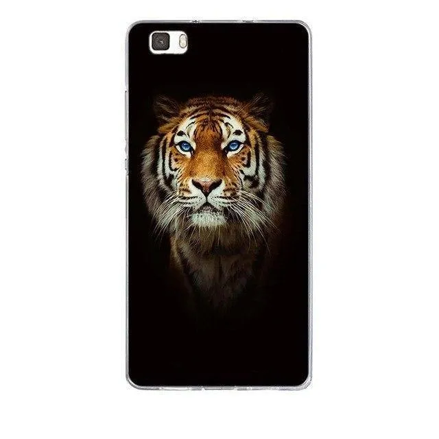 Phone Case for Huawei P8 Lite Case Cover 3D Relief Paint Printing Case for huawei p8 lite Case Coque for Huawei ALE-L21 Shell