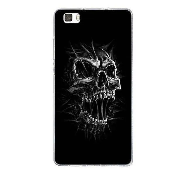 Phone Case for Huawei P8 Lite Case Cover 3D Relief Paint Printing Case for huawei p8 lite Case Coque for Huawei ALE-L21 Shell