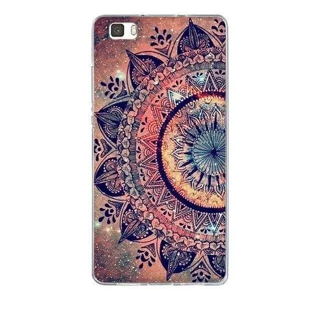 Phone Case for Huawei P8 Lite Case Cover 3D Relief Paint Printing Case for huawei p8 lite Case Coque for Huawei ALE-L21 Shell