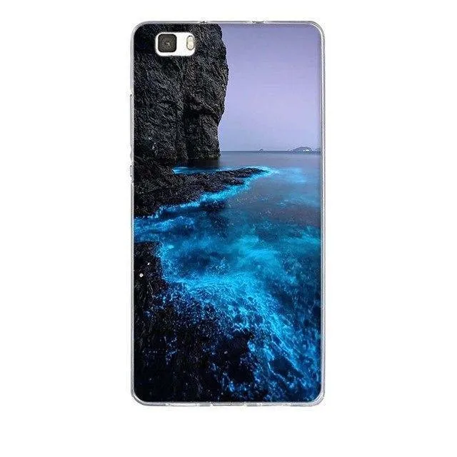 Phone Case for Huawei P8 Lite Case Cover 3D Relief Paint Printing Case for huawei p8 lite Case Coque for Huawei ALE-L21 Shell