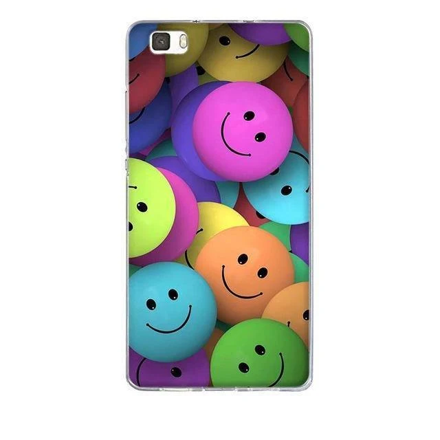 Phone Case for Huawei P8 Lite Case Cover 3D Relief Paint Printing Case for huawei p8 lite Case Coque for Huawei ALE-L21 Shell