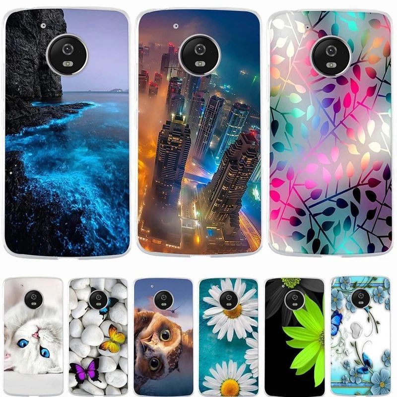 Soft TPU Silicone Case For Motorola Moto G5 Case Cover For Motorola Moto G5 S E4 C Plus 2017 E5 G6 Z2 Play Funda Capa Back Coque