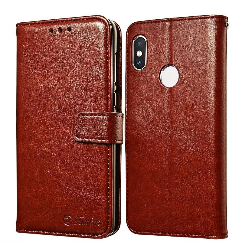 TOMKAS Flip Leder Fall für Xiaomi Redmi Hinweis 6 Pro Fall für Xiaomi Mi A2 Lite Xiomi Brieftasche Abdeckung Telefon Fällen vintage Bussiness