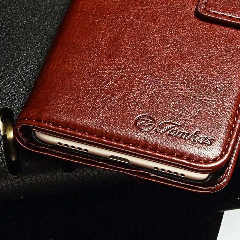 TOMKAS Flip Leder Fall für Xiaomi Redmi Hinweis 6 Pro Fall für Xiaomi Mi A2 Lite Xiomi Brieftasche Abdeckung Telefon Fällen vintage Bussiness