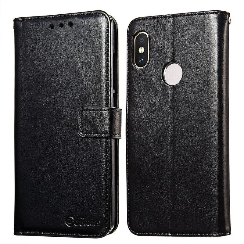 TOMKAS Flip Leder Fall für Xiaomi Redmi Hinweis 6 Pro Fall für Xiaomi Mi A2 Lite Xiomi Brieftasche Abdeckung Telefon Fällen vintage Bussiness