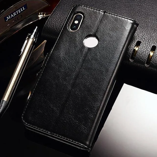 TOMKAS Flip Leder Fall für Xiaomi Redmi Hinweis 6 Pro Fall für Xiaomi Mi A2 Lite Xiomi Brieftasche Abdeckung Telefon Fällen vintage Bussiness