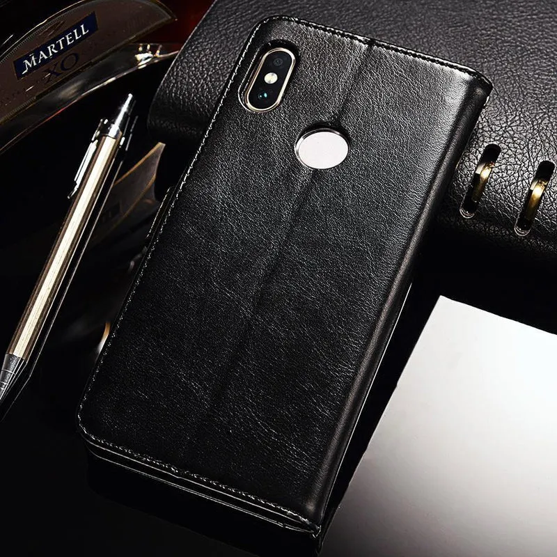 TOMKAS Flip Leder Fall für Xiaomi Redmi Hinweis 6 Pro Fall für Xiaomi Mi A2 Lite Xiomi Brieftasche Abdeckung Telefon Fällen vintage Bussiness