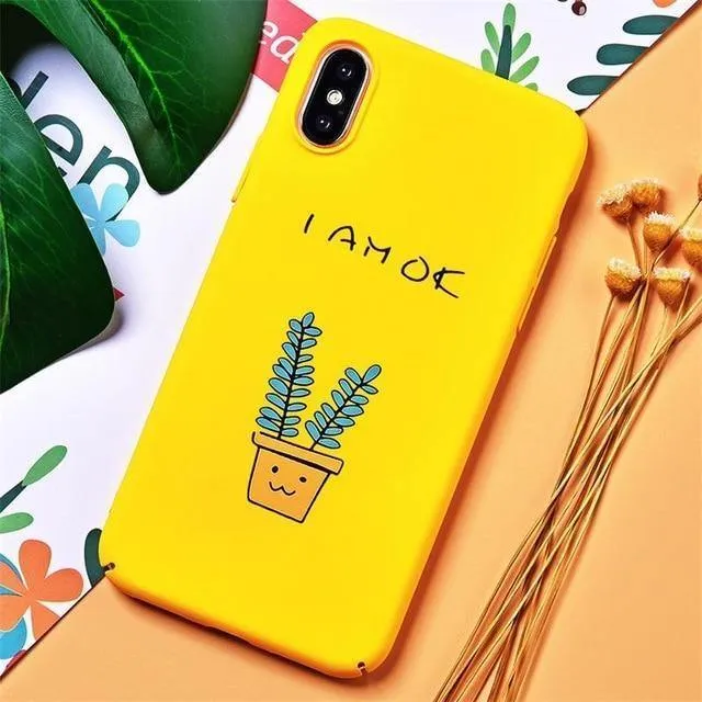 TOMKAS BAD BOY Telefon Fall für iPhone XS X XS Max XR Fall Gelb Abdeckung Lustige Banane Nette Fällen für iPhone 7 8 6 S 6S Plus Coque