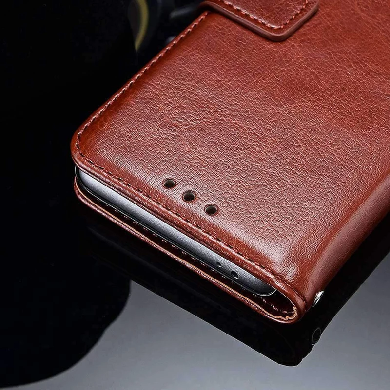 Tomkas Brieftaschenetui für Huawei Honor 10 Hülle aus Leder, PU-Retro-Schutz, für Huawei Honor 10, Rückseite, Coque
