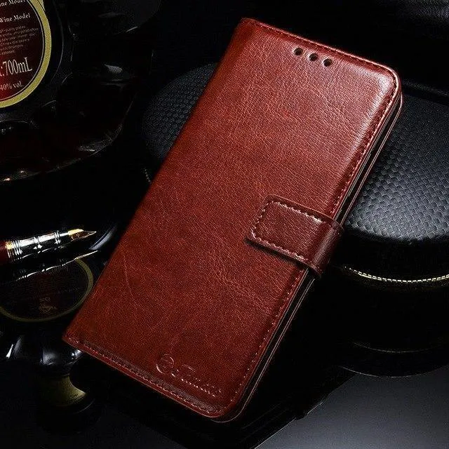 Tomkas Brieftaschenetui für Huawei Honor 10 Hülle aus Leder, PU-Retro-Schutz, für Huawei Honor 10, Rückseite, Coque