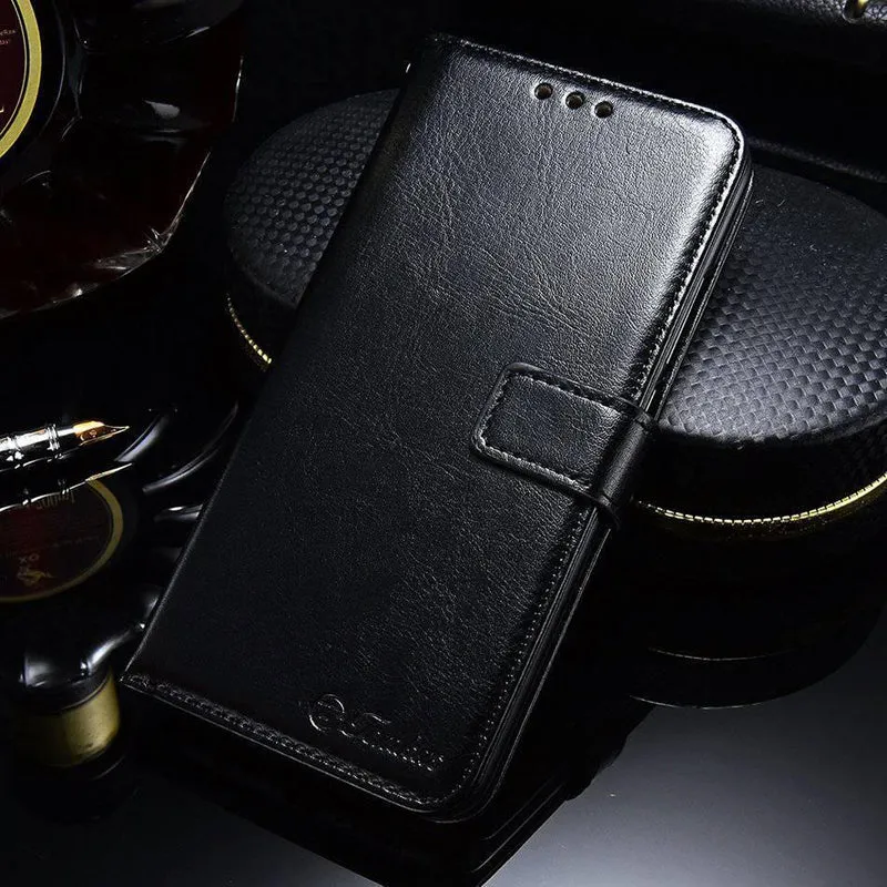 Tomkas Brieftaschenetui für Huawei Honor 10 Hülle aus Leder, PU-Retro-Schutz, für Huawei Honor 10, Rückseite, Coque
