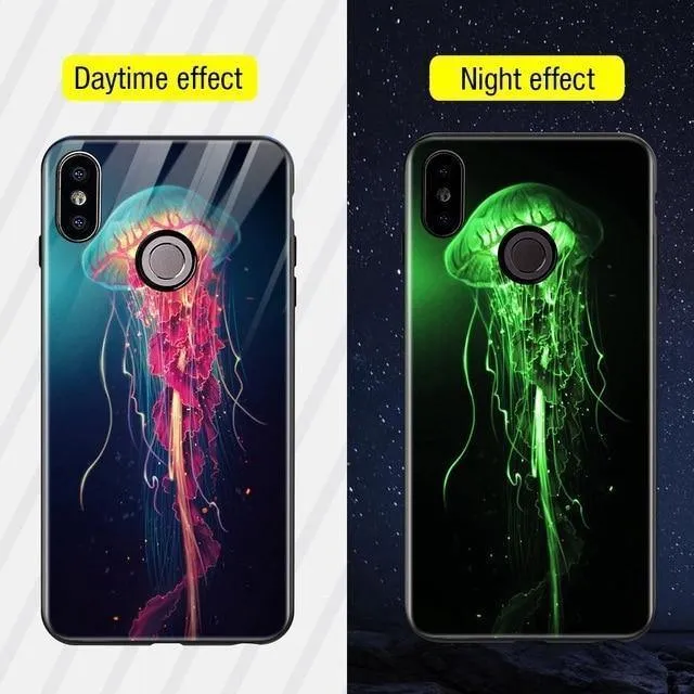 TOMKAS Silikonglas-Telefonkasten für Xiaomi Redmi Note 5 6 Pro Luxus-Abdeckungskasten für Xiaomi Redmi 4X 5 Plus 6A Mi A1 A2 Lite