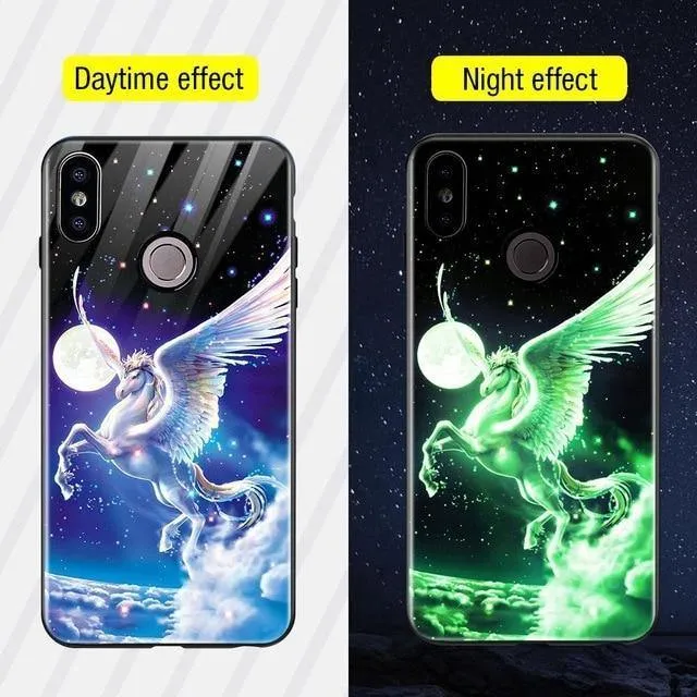TOMKAS Silikonglas-Telefonkasten für Xiaomi Redmi Note 5 6 Pro Luxus-Abdeckungskasten für Xiaomi Redmi 4X 5 Plus 6A Mi A1 A2 Lite