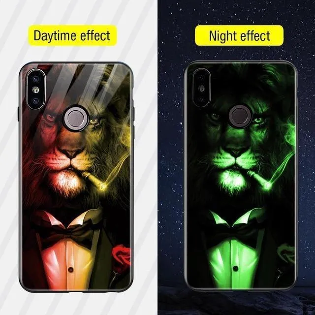 TOMKAS Silikonglas-Telefonkasten für Xiaomi Redmi Note 5 6 Pro Luxus-Abdeckungskasten für Xiaomi Redmi 4X 5 Plus 6A Mi A1 A2 Lite