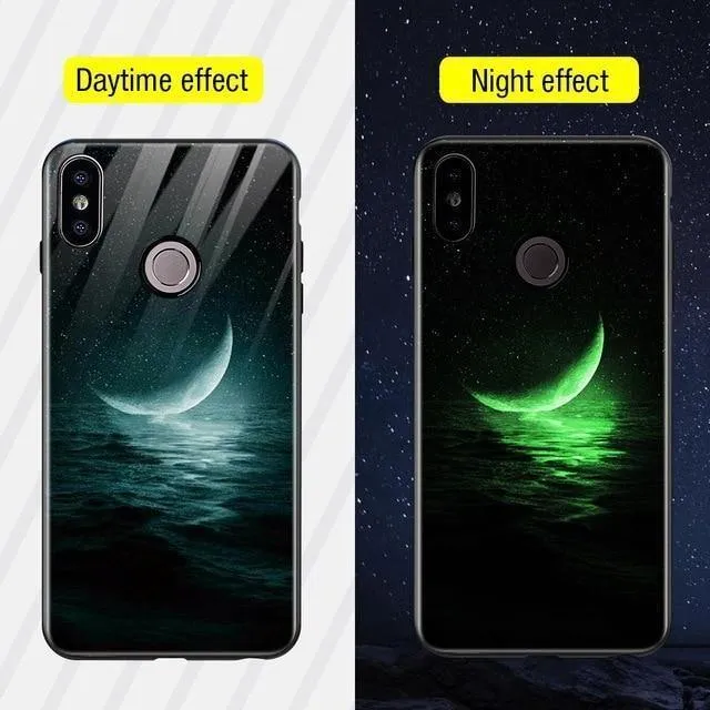 TOMKAS Silikonglas-Telefonkasten für Xiaomi Redmi Note 5 6 Pro Luxus-Abdeckungskasten für Xiaomi Redmi 4X 5 Plus 6A Mi A1 A2 Lite