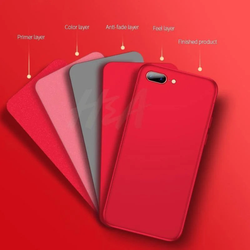 H&A 360 Vollschutz-Telefonhülle für iPhone X 8 6 6s 7 Plus 5 5s SE PC-Schutzhülle für iPhone 7 8 Plus Hülle mit Glas