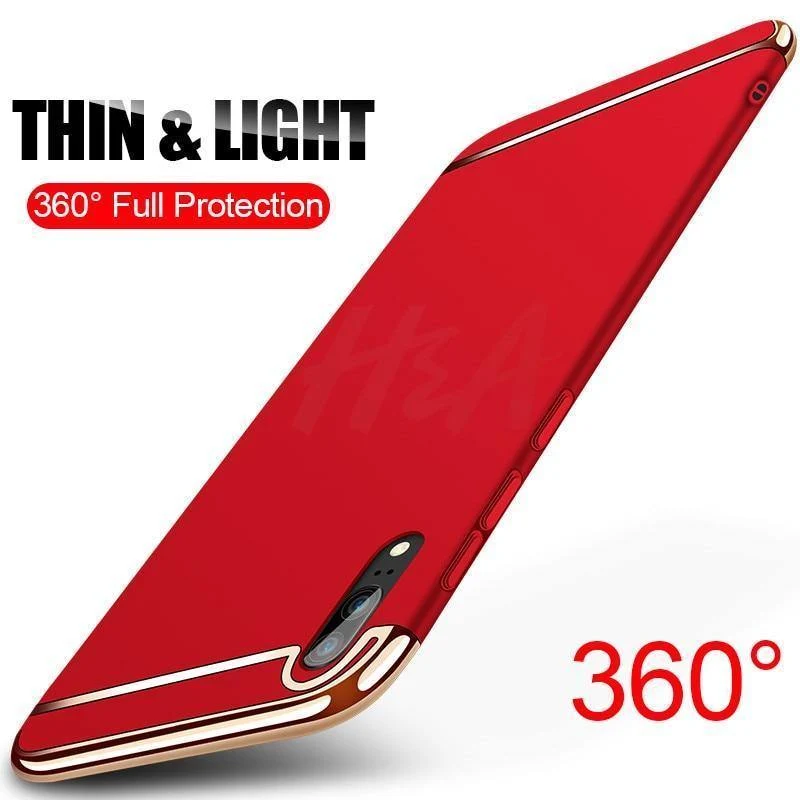 H & A 360 Luxus-Beschichtung Telefon Fall Für Huawei P20 Lite Pro P10 Plus Harte PC Schutzhülle Für Huawei Honor 9 Lite Fällen Capa