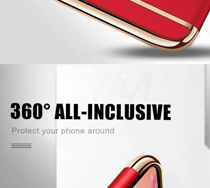 H & A 360 Luxus-Beschichtung Telefon Fall Für Huawei P20 Lite Pro P10 Plus Harte PC Schutzhülle Für Huawei Honor 9 Lite Fällen Capa