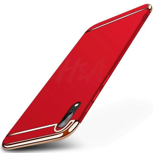 H & A 360 Luxus-Beschichtung Telefon Fall Für Huawei P20 Lite Pro P10 Plus Harte PC Schutzhülle Für Huawei Honor 9 Lite Fällen Capa