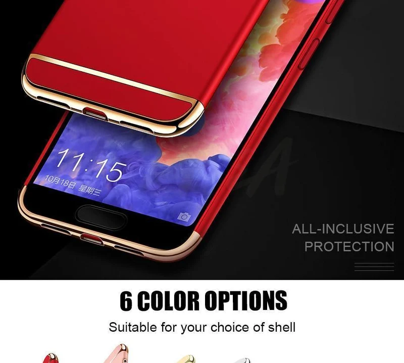 H & A 360 Luxus-Beschichtung Telefon Fall Für Huawei P20 Lite Pro P10 Plus Harte PC Schutzhülle Für Huawei Honor 9 Lite Fällen Capa