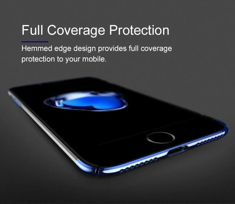 Baseus PC Hard Case für iPhone 8 7 Hülle für iPhone 8 7 Plus Hülle Kratzfeste Galvanik Schutzhülle Handytasche Shell Coque
