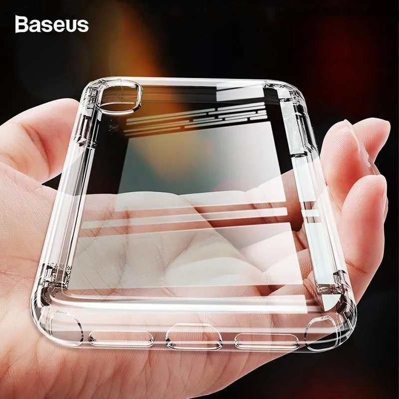 Baseus Telefon Fall Für iPhone Xs Max Xr Anti-Knock Coque Weiche TPU Silikon Schutzhülle Zurück Abdeckung Für iPhone XS XSR Xsmax Fundas