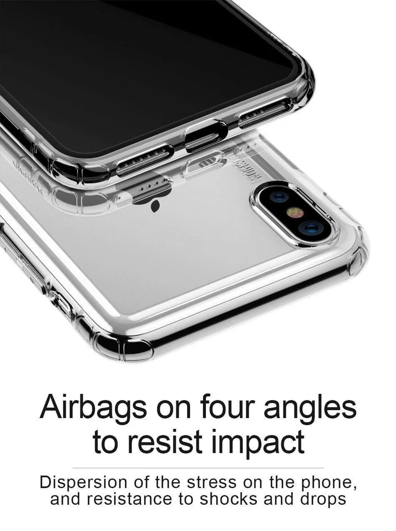 Baseus Telefon Fall Für iPhone Xs Max Xr Anti-Knock Coque Weiche TPU Silikon Schutzhülle Zurück Abdeckung Für iPhone XS XSR Xsmax Fundas