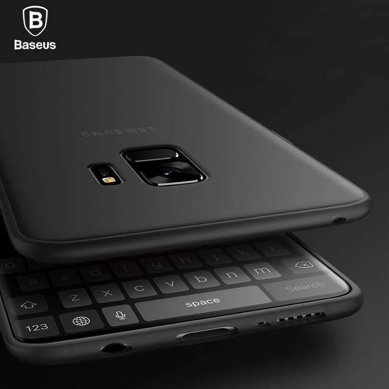 Baseus Luxus-Telefonkasten für Samsung Galaxy S9 S8 Plus Note 8 Ultradünne, schlanke Abdeckung für Galaxy S9 S8 Note8 Coque Funda Capinhas