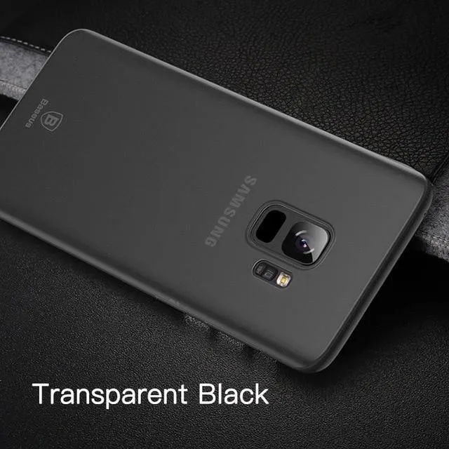 Baseus Luxus-Telefonkasten für Samsung Galaxy S9 S8 Plus Note 8 Ultradünne, schlanke Abdeckung für Galaxy S9 S8 Note8 Coque Funda Capinhas